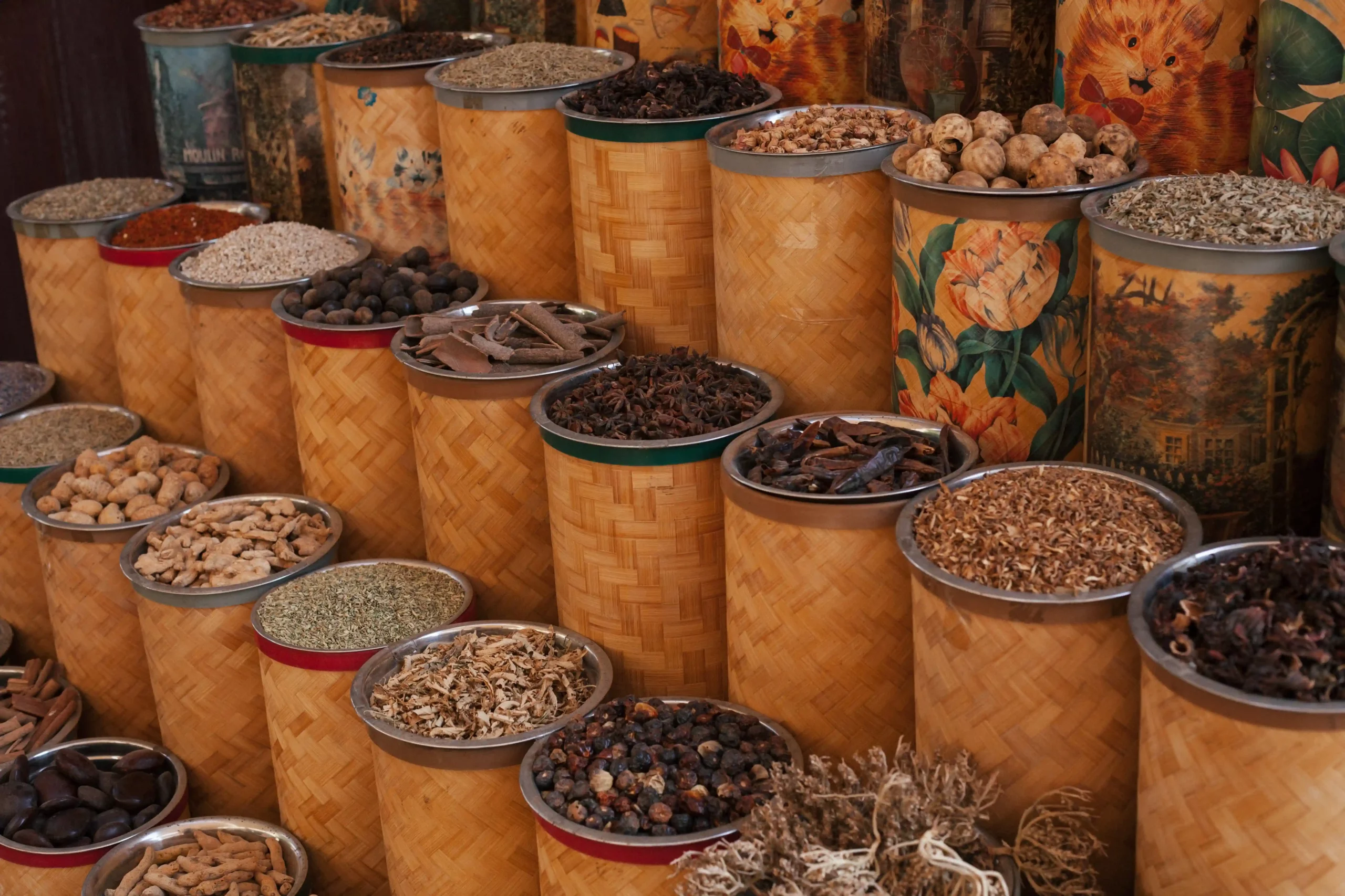 different spices on the market